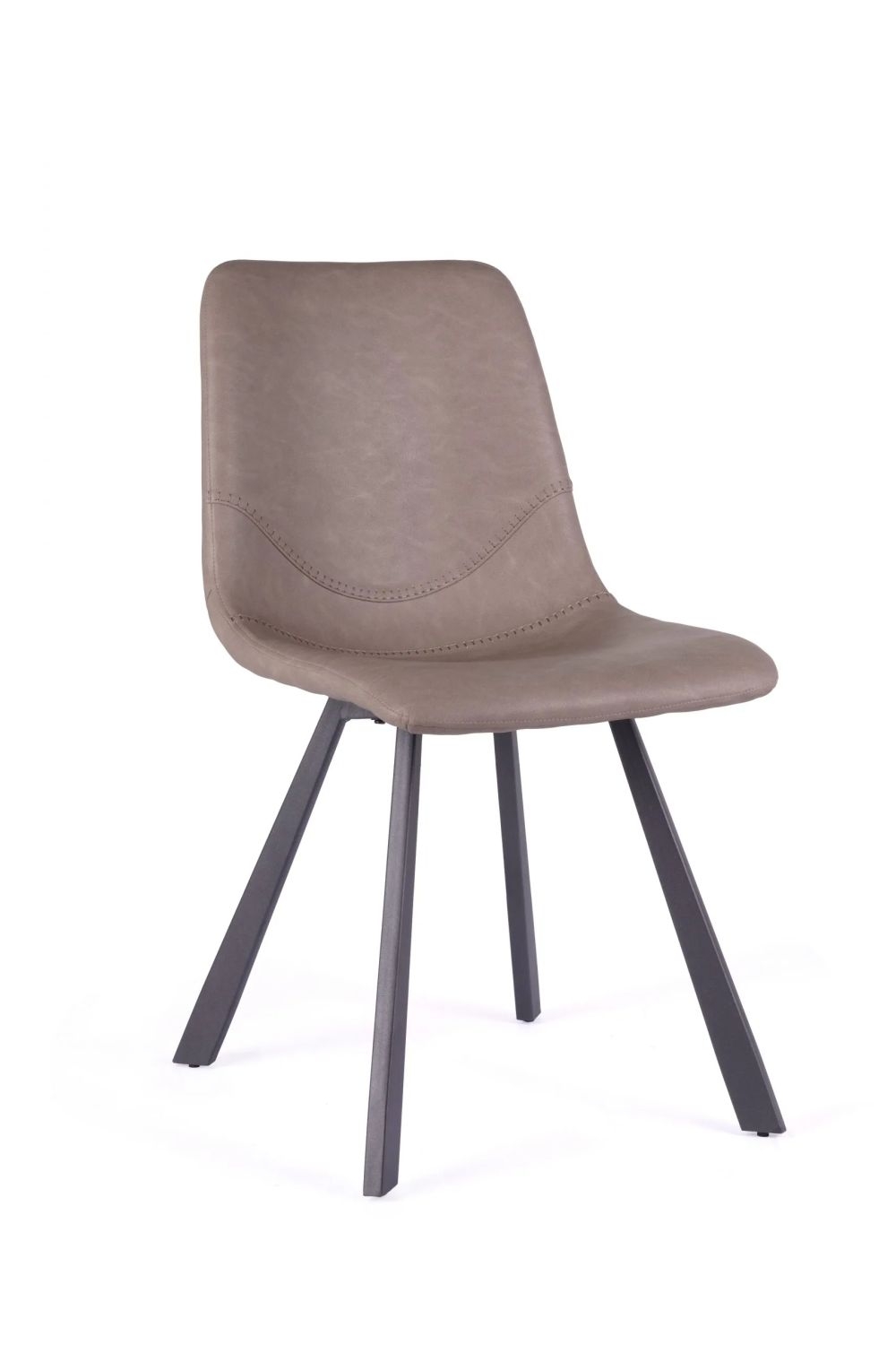 Product photograph of 4 X Ryan Vintage Beige Pu Dining Chair from Choice Furniture Superstore.